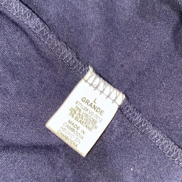 Zenana Outfitters maxi dress navy blue size large with pockets - Picture 5 of 6